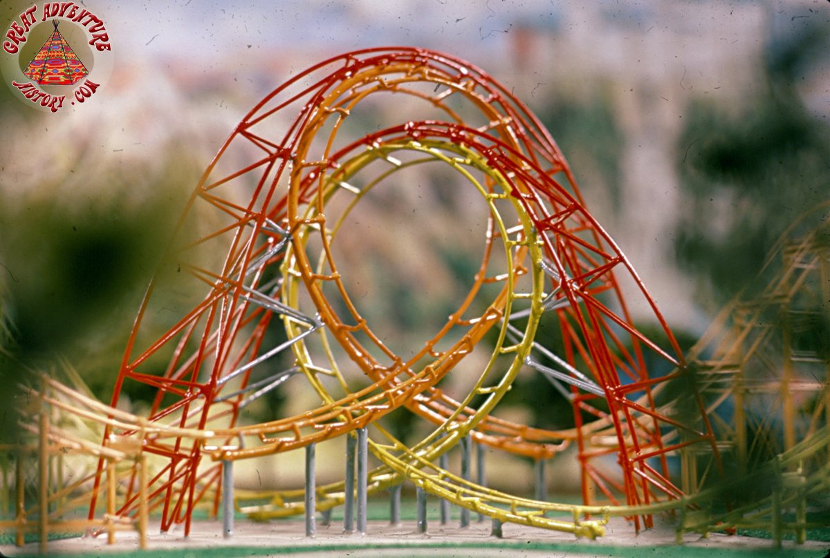 Lightnin' Loops Model at Six Flags Great Adventure